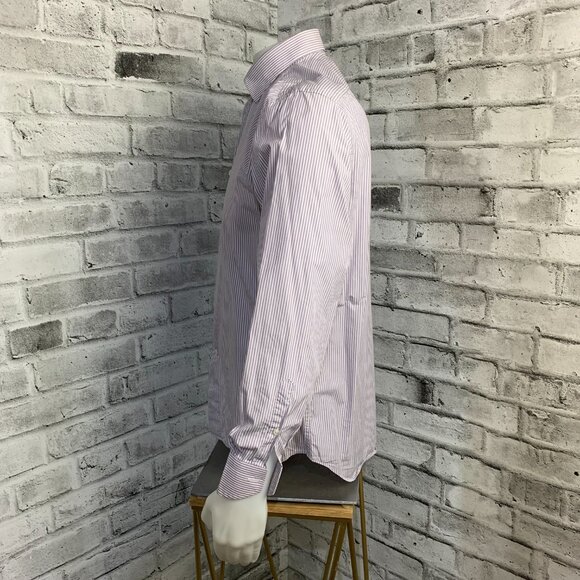 Canali 1934 Designer Striped Dress Shirt - Picture 6 of 13